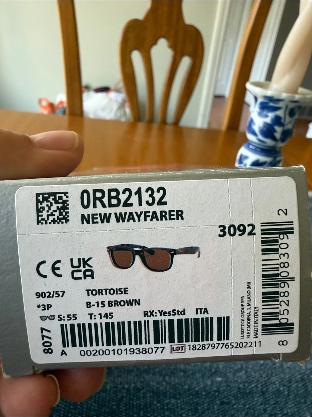 Ray-Ban Brown Frame Brown Lens Polarized Wayfarer Sunglasses